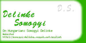delinke somogyi business card